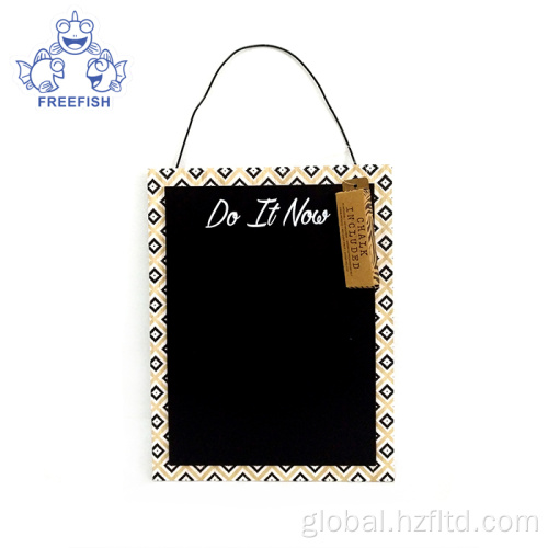 Wooden Hanging Chalkboard Hanging Wood Chalkboard set Supplier